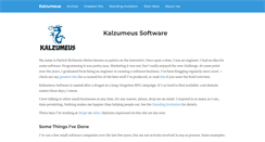 Desktop Screenshot of kalzumeus.com